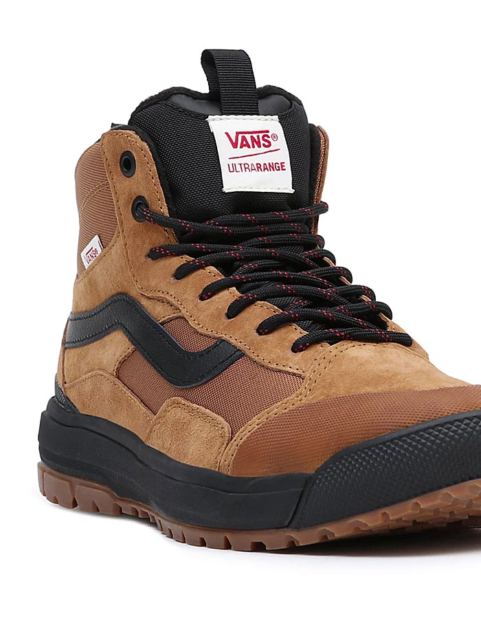  VANS ULTRARANGE EXO HI MTE-1 SHOES BROWN ORANGE