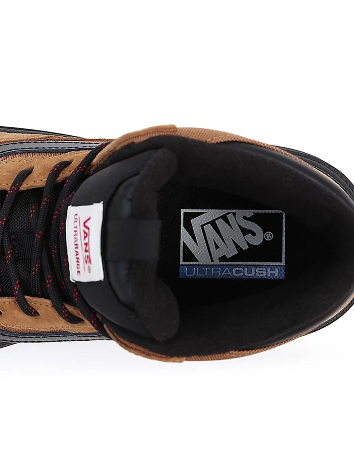  VANS ULTRARANGE EXO HI MTE-1 SHOES BROWN ORANGE