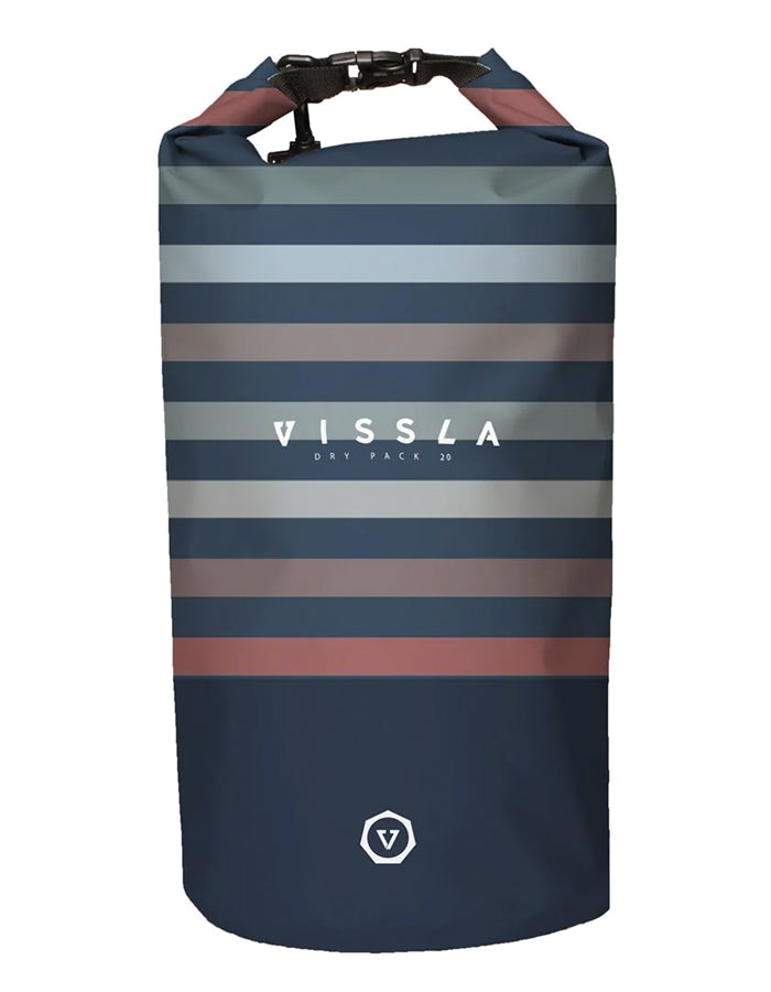  VISSLA 7 SEAS 20L DRY BAG BLACK DARK DENIM