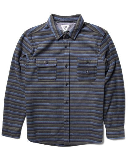  VISSLA ECO-ZY LS POLAR FLANNEL PHANTOM
