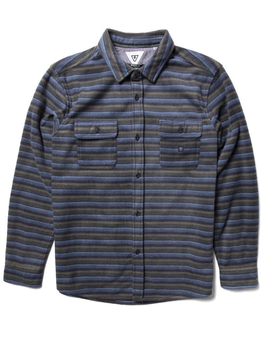  VISSLA ECO-ZY LS POLAR FLANNEL PHANTOM