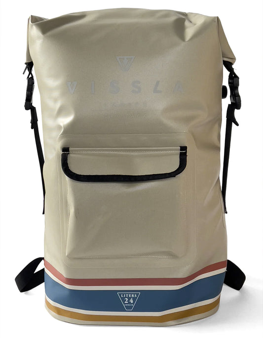  VISSLA ICE SEAS COOLER 24L DRY BACKPACK KHAKI