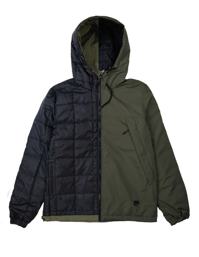  VISSLA KANEN REVERSIBLE JACKET DARK OLIVE
