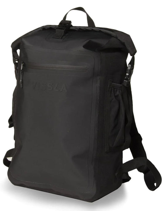  VISSLA NORTH SEAS 18L DRY BACKPACK BLACK