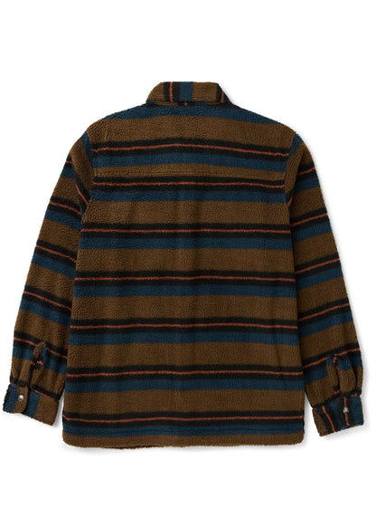  VISSLA PEAK SHERPA AO SHIRT DARK KHAKI