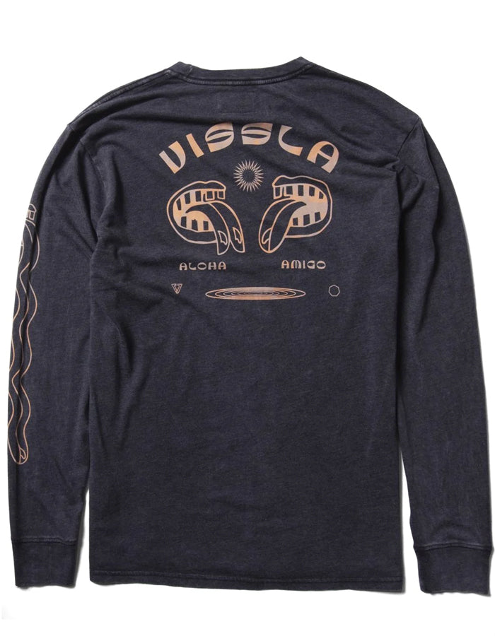  VISSLA TWIN AMIGOS LONG SLEEVE TEE PHANTOM