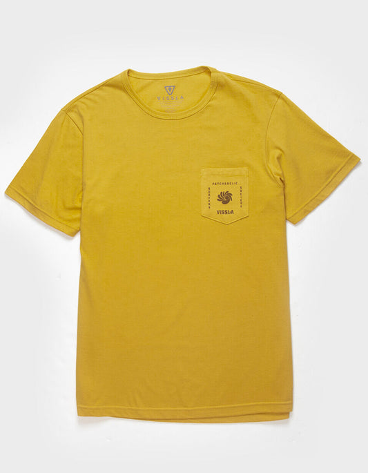  VISSLA T-SHIRT TULUM ORGANIC POCKET TEE ALE