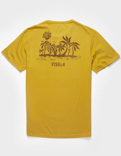 VISSLA T-SHIRT TULUM ORGANIC POCKET TEE ALE