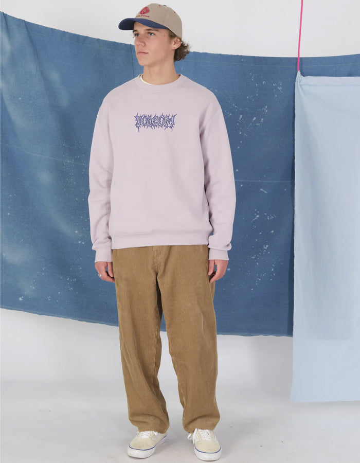  VOLCOM BILLOW TAPERED CORDUROY TROUSERS KHAKI