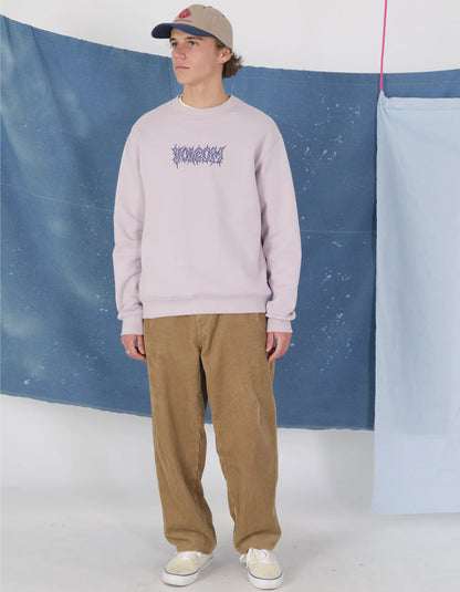  VOLCOM BILLOW TAPERED CORDUROY TROUSERS KHAKI