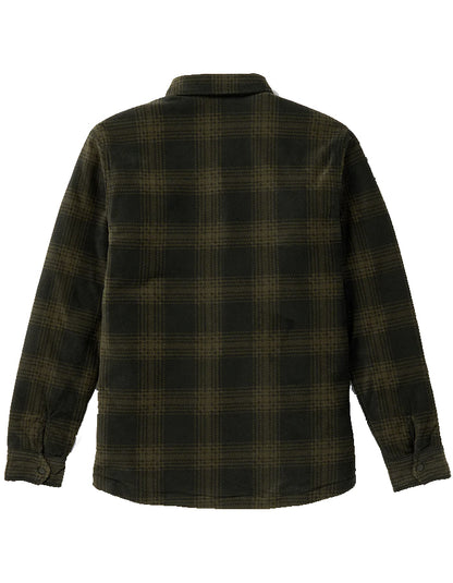  VOLCOM BOWERED FLEECE LONG SLEEVE SHIRT BISON
