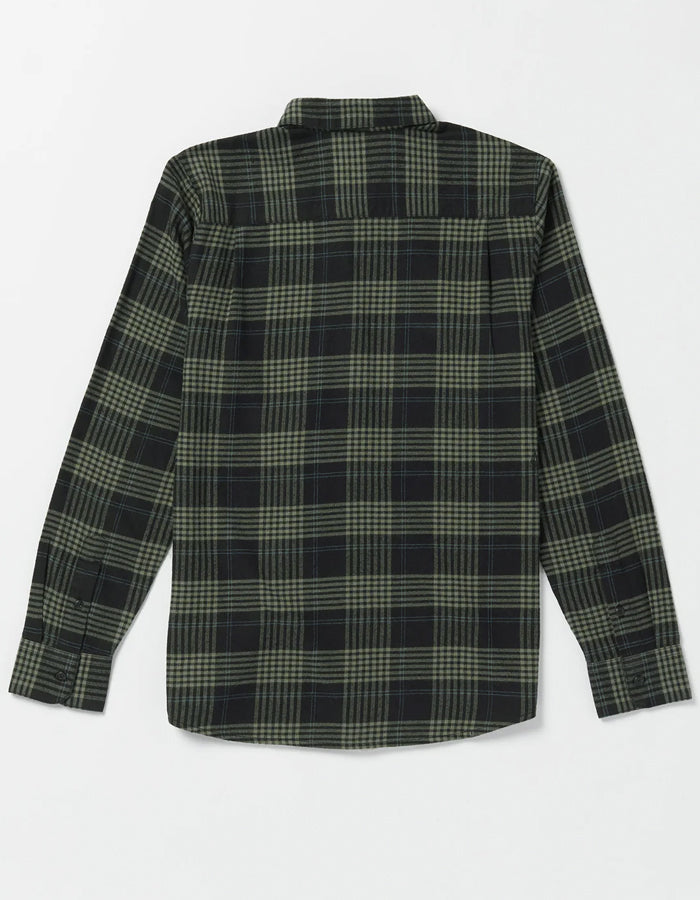  VOLCOM CADEN PLAID SHIRT BLACK