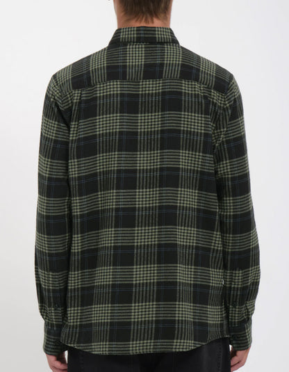  VOLCOM CADEN PLAID SHIRT BLACK