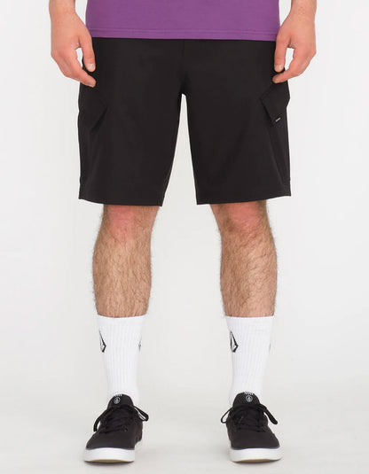  VOLCOM COUNTRY DAYS HYBRID 20" SHORT BLACK