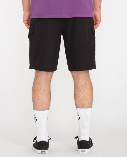  VOLCOM COUNTRY DAYS HYBRID 20" SHORT BLACK