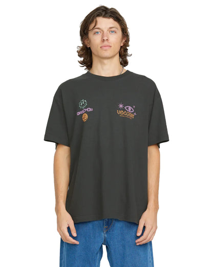  VOLCOM FILIP RYGALSKI T-SHIRT STEALTH