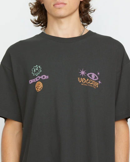  VOLCOM FILIP RYGALSKI T-SHIRT STEALTH