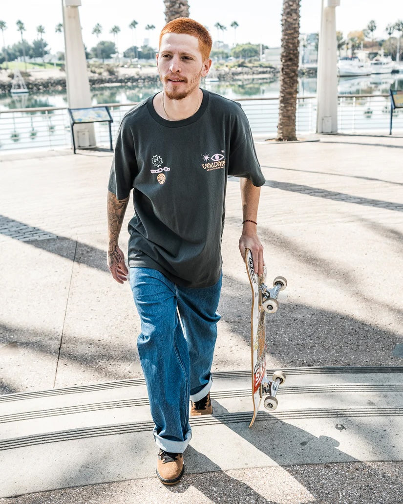  VOLCOM FILIP RYGALSKI T-SHIRT STEALTH