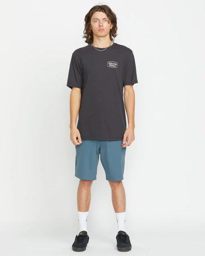  VOLCOM FRICKIN CROSS SHRED 20" SHORT HYBRID DARK SLATE
