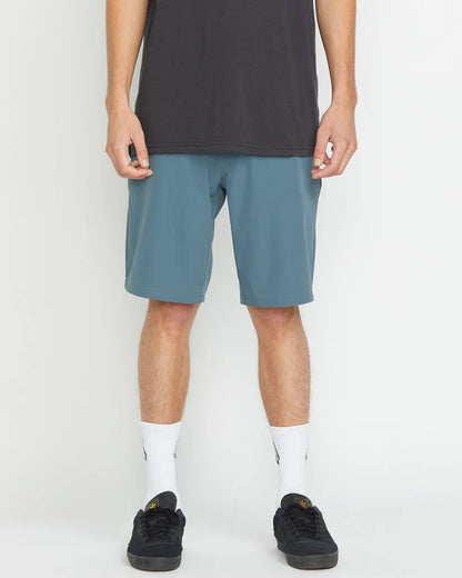  VOLCOM FRICKIN CROSS SHRED 20" SHORT HYBRID DARK SLATE
