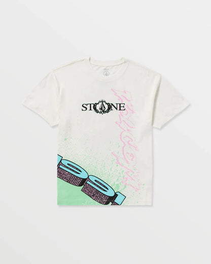  VOLCOM HEAVY TUBES T-SHIRT OFF WHITE