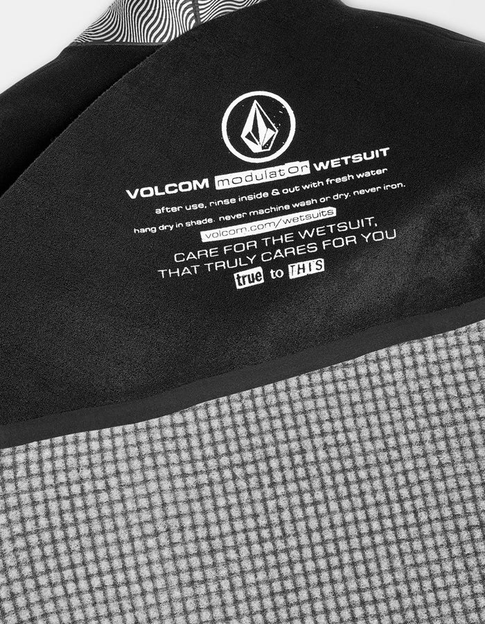  VOLCOM MODULATOR 4/3MM CHEST ZIP WETSUIT BLACK