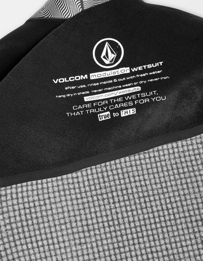  VOLCOM MODULATOR 4/3MM CHEST ZIP WETSUIT BLACK