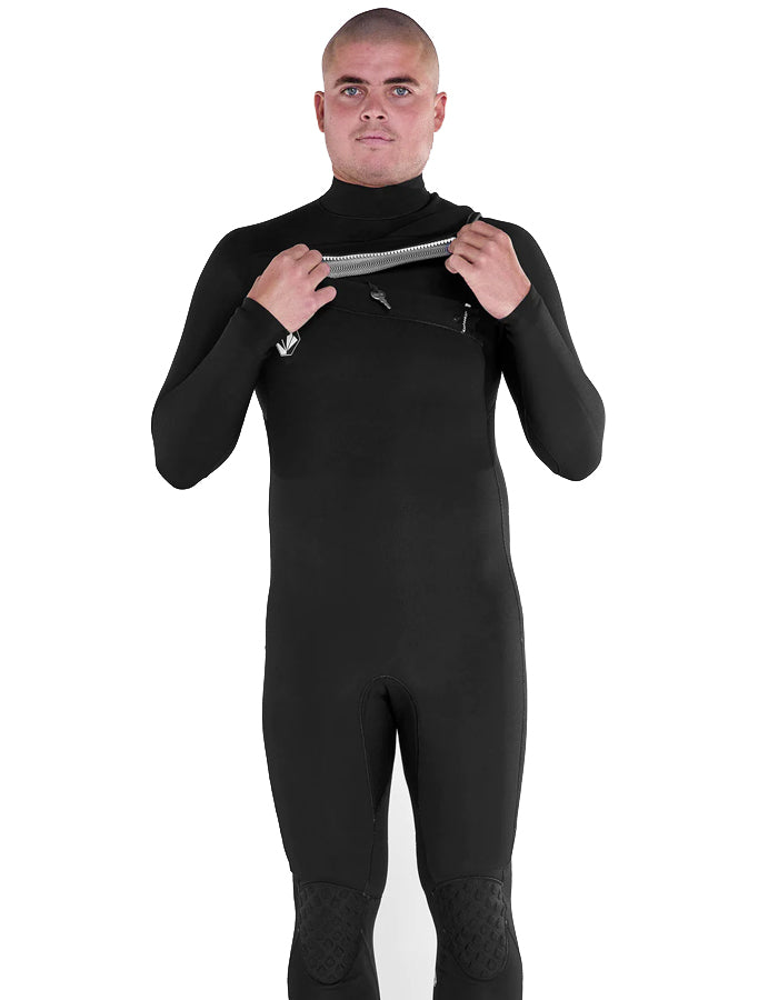  VOLCOM MODULATOR 4/3MM CHEST ZIP WETSUIT BLACK