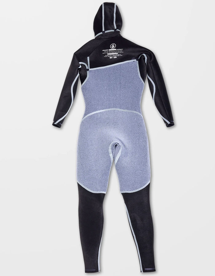  VOLCOM MODULATOR 5/4/3MM HOODED CHEST ZIP WETSUIT BLACK