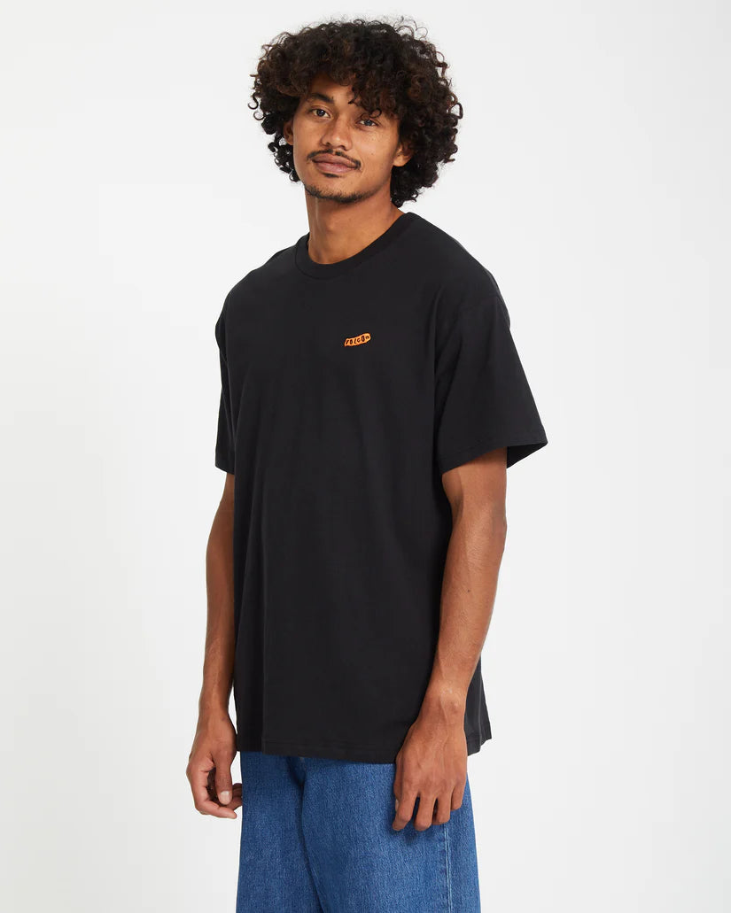  VOLCOM PISTOL STONE T-SHIRT BLACK