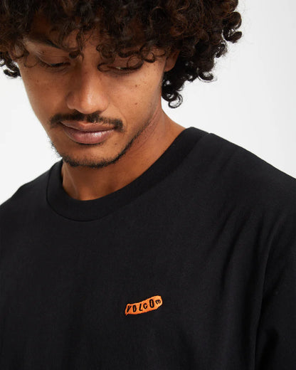  VOLCOM PISTOL STONE T-SHIRT BLACK