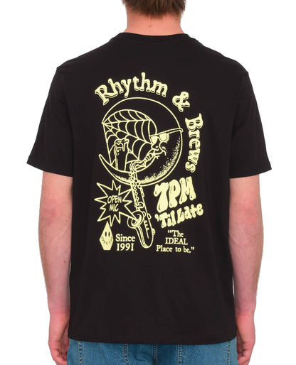  VOLCOM RHYTHM 1991 T-SHIRT BLACK