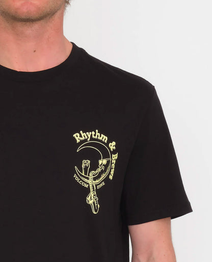  VOLCOM RHYTHM 1991 T-SHIRT BLACK