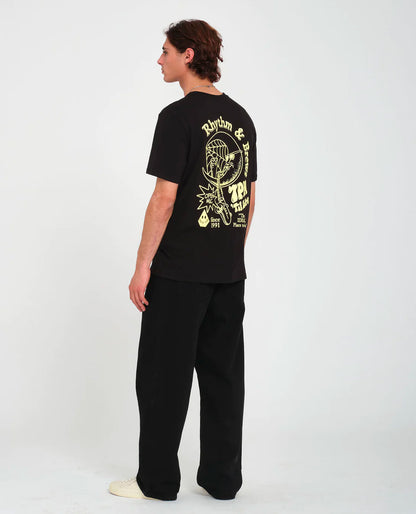  VOLCOM RHYTHM 1991 T-SHIRT BLACK