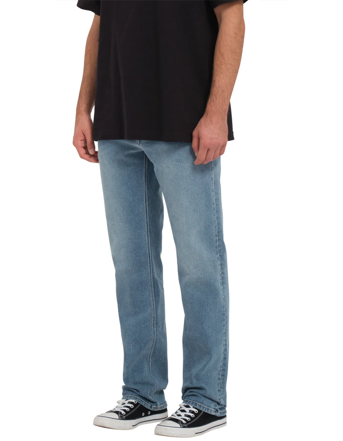  VOLCOM SOLVER DENIM JEANS OLD TOWN INDIGO