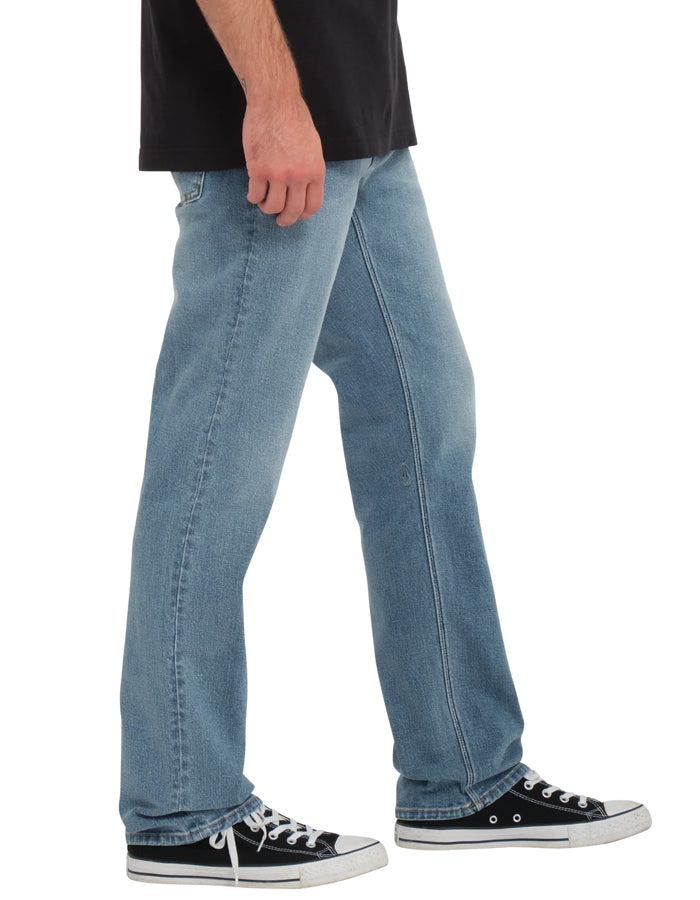  VOLCOM SOLVER DENIM JEANS OLD TOWN INDIGO