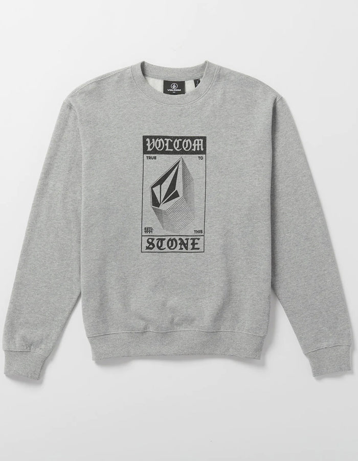  VOLCOM WATANITE SWEATSHIRT HEATHER GREY