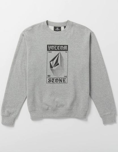  VOLCOM WATANITE SWEATSHIRT HEATHER GREY