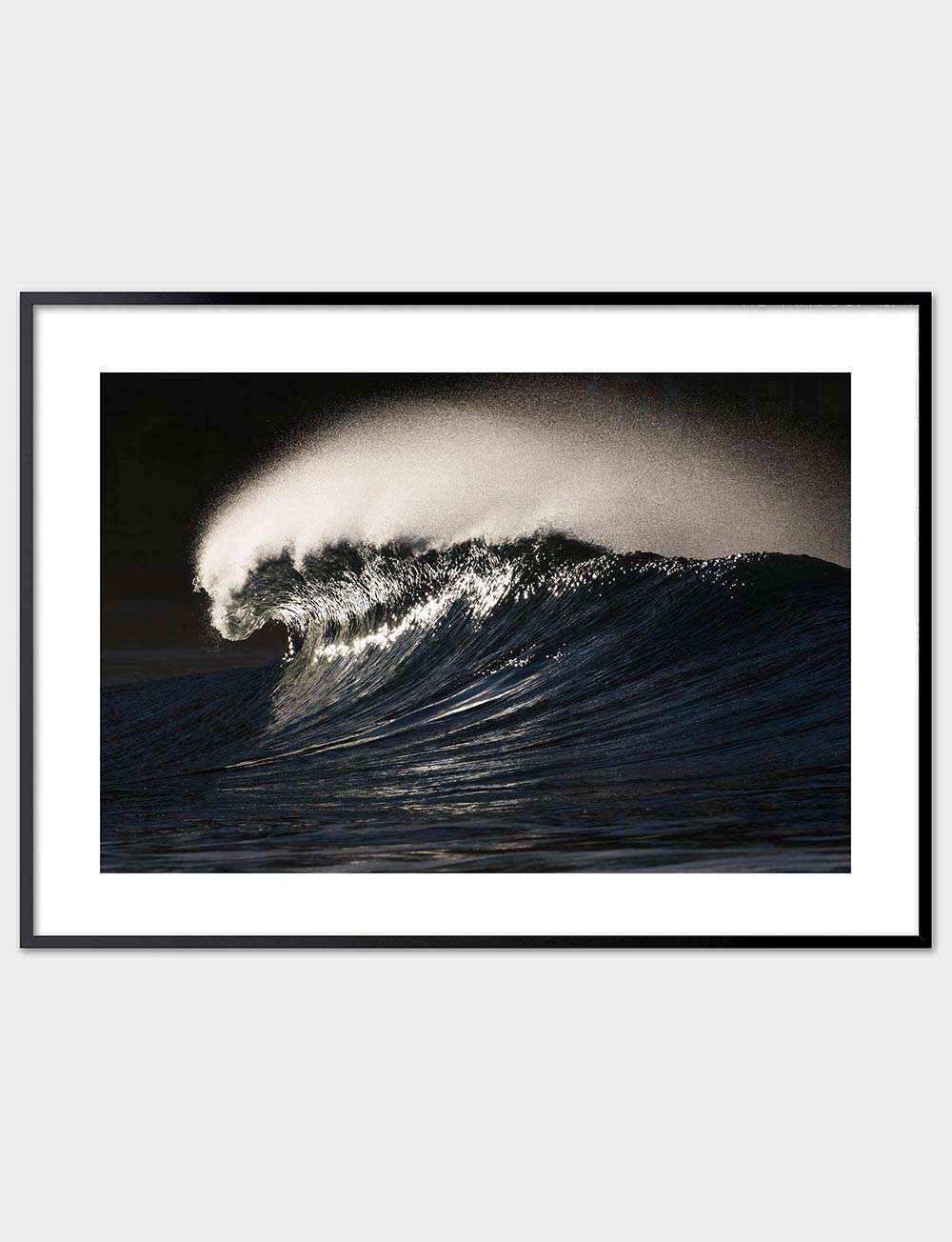  WAVE IN THE DARK #3 SURF PHOTO PRINT