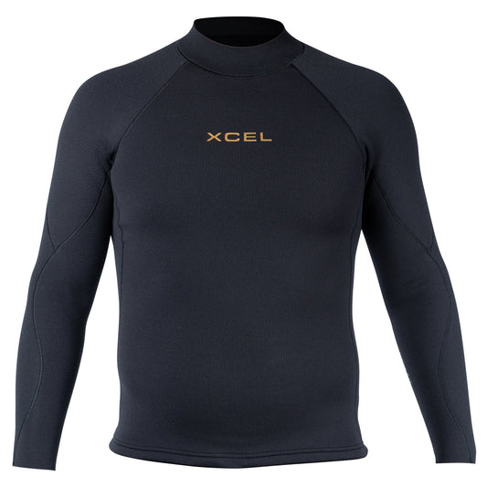  XCEL COMP LONG SLEEVE 1.5MM JACKET BLACK