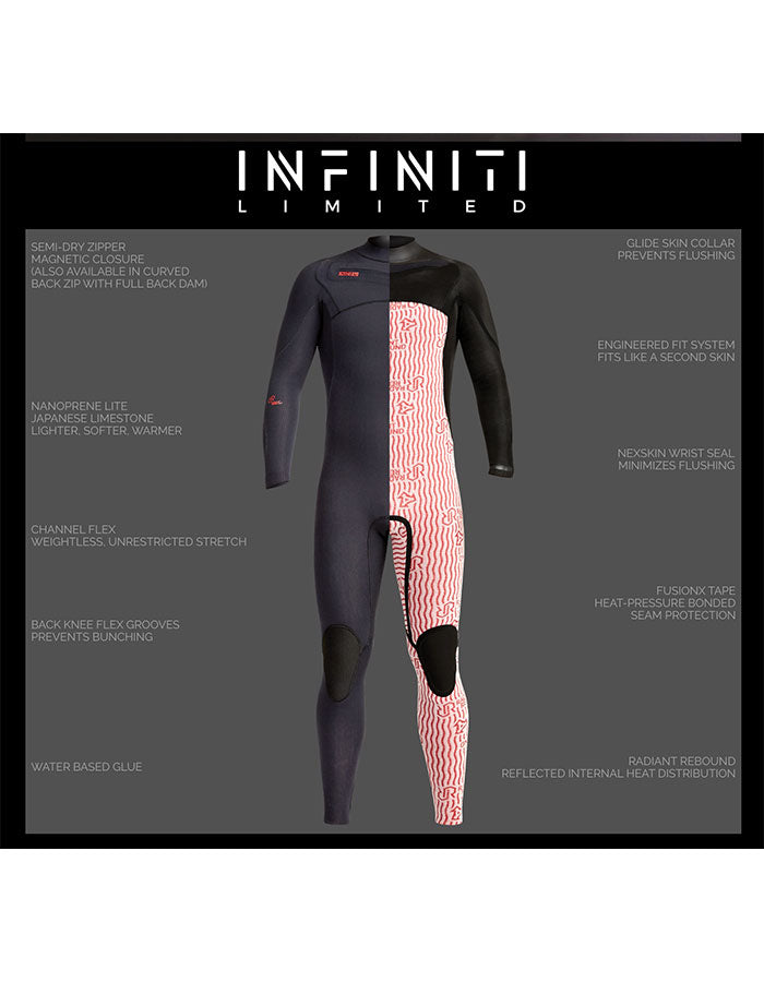  XCEL 4/3 INFINITI X2 FULL WETSUIT LIMITED RADIANT REBOUND