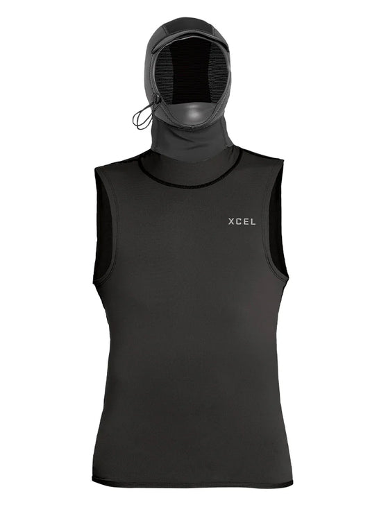  XCEL MENS INSULATE-XR VEST W/2MM HOOD W/BILL & DAM